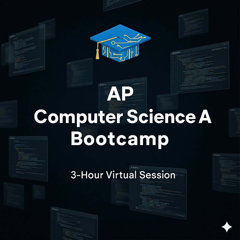 AP Computer Science A Bootcamp (Unit 1) - 3 Hour Virtual Bootcamp